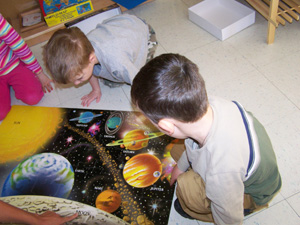 Our study of the planets. How cool!
